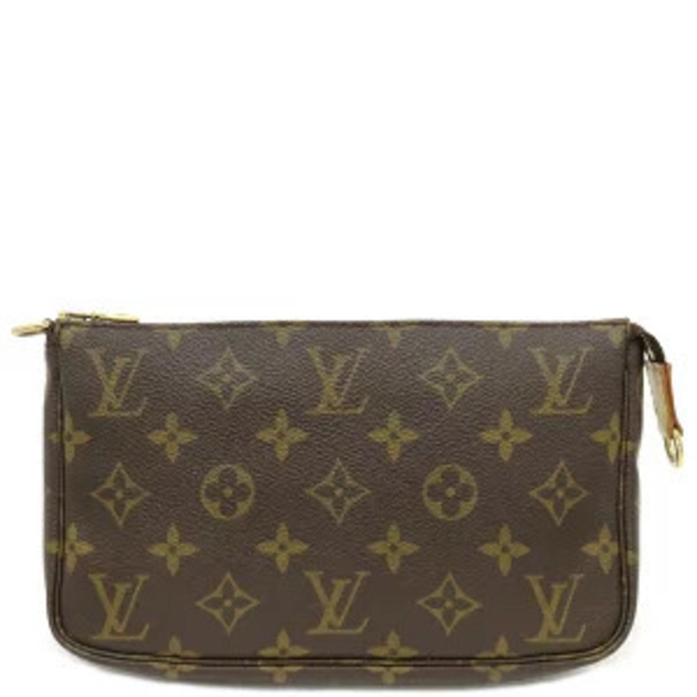 Louis Vuitton Accessory Pochette Accessoires Monogram Canvas Brown Handbag